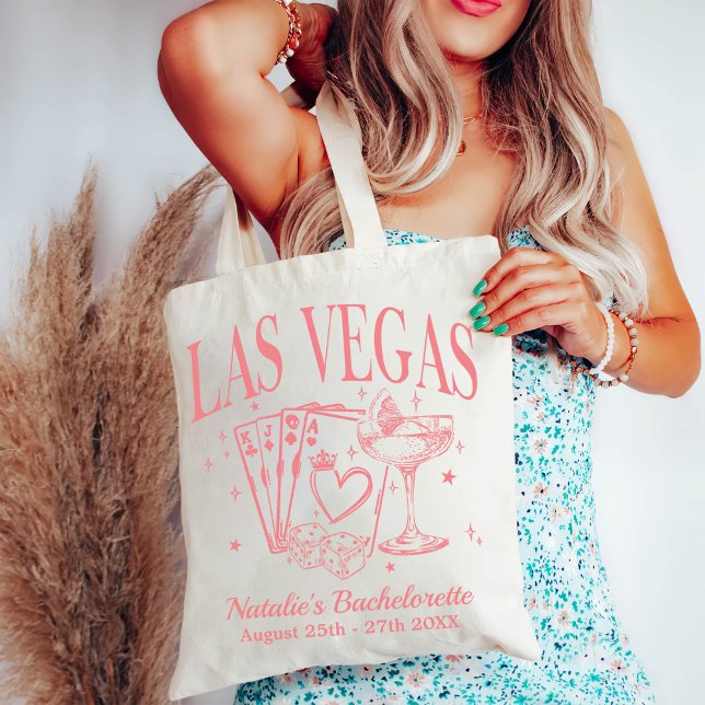 Custom Las Vegas Bachelorette Party Personalized Tote Bag (Creator Uploaded)