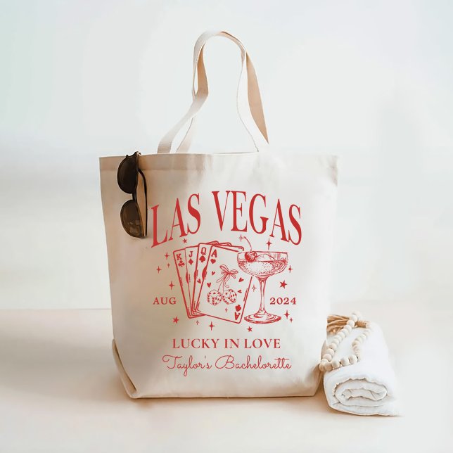 Custom Las Vegas Bachelorette Party Personalized Tote Bag (Creator Uploaded)