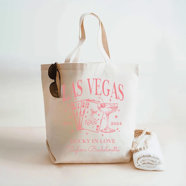 Custom Las Vegas Bachelorette Party Personalized Tote Bag (Creator Uploaded)