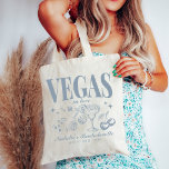 Custom Las Vegas Bachelorette Party Personalized Tote Bag<br><div class="desc">Introducing our "Vegas Before Vows" Custom Las Vegas Bachelorette Party Personalized Tote Bag, the perfect accessory for your memorable weekend in Las Vegas. This tote bag combines style and functionality, featuring a retro casino-inspired design that embodies the spirit of your bach trip. Whether you're exploring the Strip or enjoying a...</div>