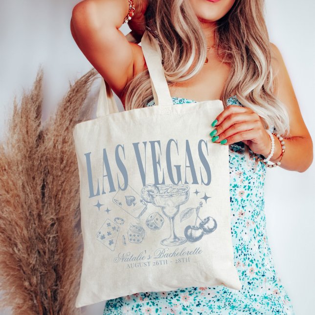 Custom Las Vegas Bachelorette Party Personalized Tote Bag (Creator Uploaded)