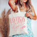 Custom Las Vegas Bachelorette Party Personalized Tote Bag<br><div class="desc">Celebrate your Las Vegas bachelorette party in style with our Custom Las Vegas Bachelorette Party Personalized Tote Bags. These chic tote bags are designed to perfectly capture the vibrant and exciting spirit of a Vegas bachelorette. Featuring retro casino-inspired designs, they are ideal for a memorable bach trip and add a...</div>