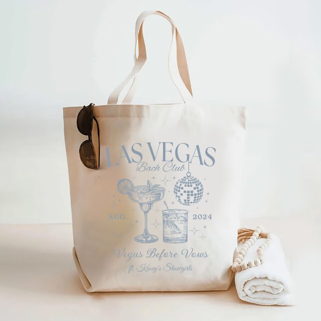 Custom Las Vegas Bachelorette Party Personalized Tote Bag (Creator Uploaded)