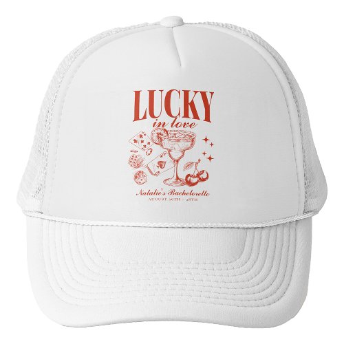 Custom Las Vegas Bachelorette Party Personalized Trucker Hat