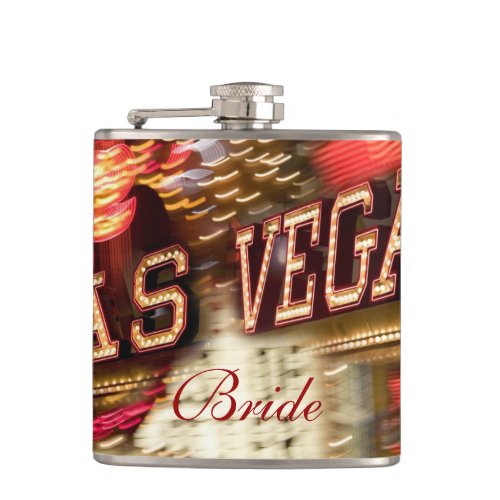 Custom Las Vegas Wedding Liquor Hip Flask