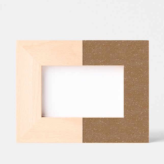 Custom Laser-Etched Frame – Maple&Walnut Contrast Engraved Frames (Front)