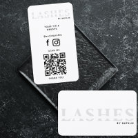 Custom Lash Extension Technician Cool QR Code