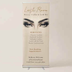 Custom Lash Room Beauty Salon Service Banner