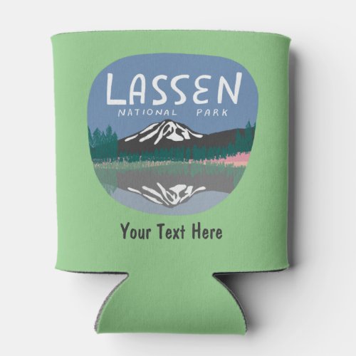 CUSTOM Lassen National Park Art   Can Cooler