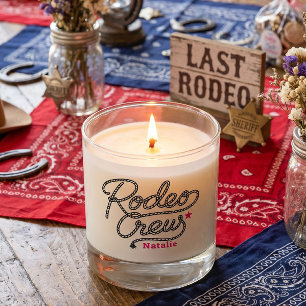 Custom Last Rodeo Bach Party Gift Scented Candle