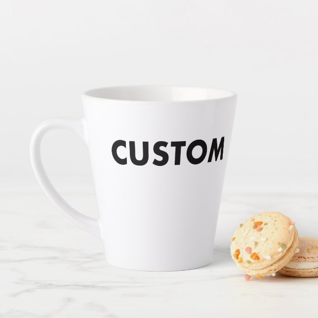 Custom Latte Mug Blank Template - 12oz (In Situ)