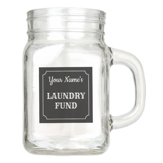 Custom Laundry Fund Jar