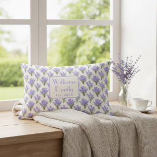 Custom Lavender Bunches Accent Pillow