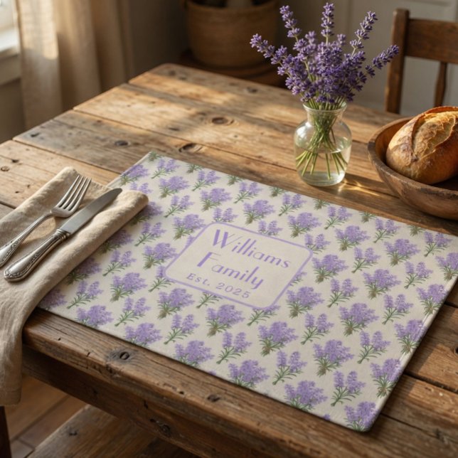 Custom Lavender Bunches Cloth Placemat (Creator Uploaded)