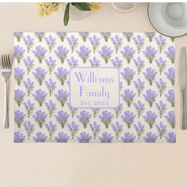 Custom Lavender Bunches Cloth Placemat (Creator Uploaded)