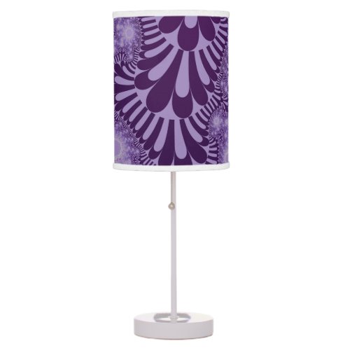 Custom Lavender Loop Table Lamp