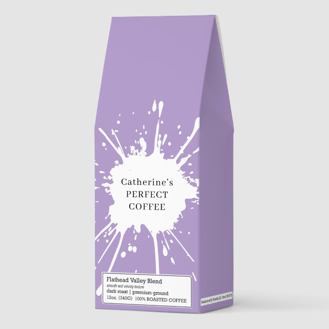 Custom Lavender  Roasted Coffee (Front)