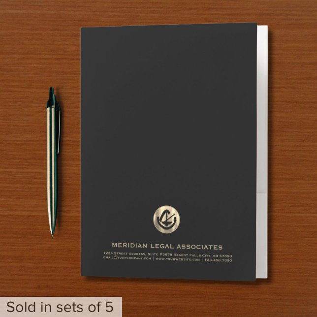 Custom Law Firm Brand Identity Folders (Creator Uploaded)