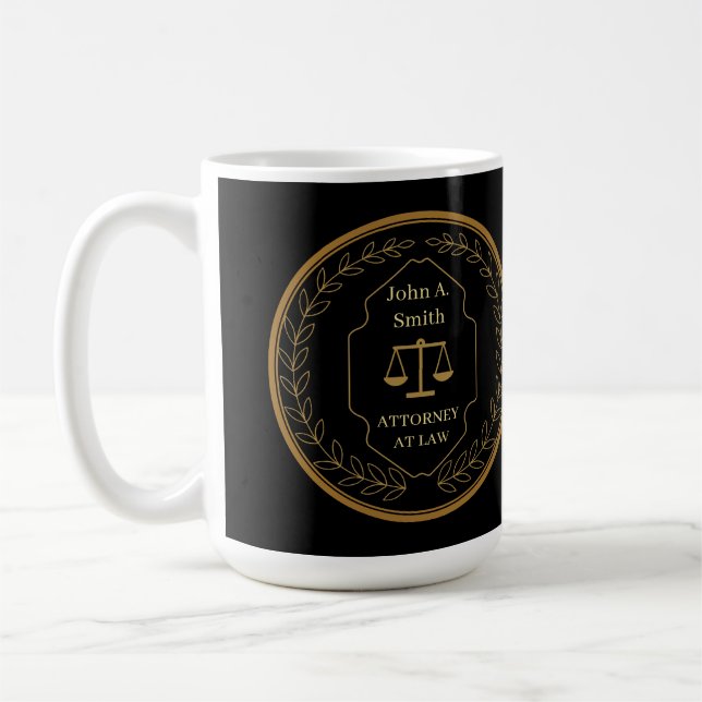 Custom Law Firm  Coffee Mug (Left)