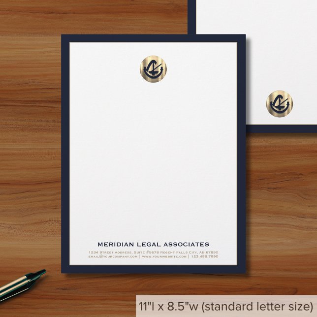 Custom Law Firm Letterhead (Creator Uploaded)