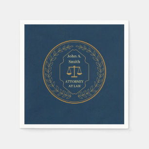 Custom Law Firm Napkins