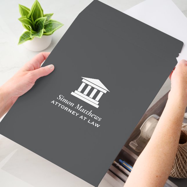 Custom law firm shipping envelope mailer (Desk)