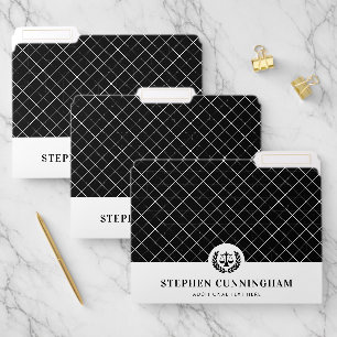 Custom Law School Student Lawyer Attorney Law Firm File Folder