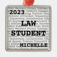 Custom Law Student Legal Terminology Christmas
