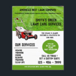 Custom Lawn Care lawn mowing landscaping Flyer<br><div class="desc">Custom Lawn Care lawn mowing landscaping Flyer features a green lawn image template & eye catching wording template. A perfect  flyers for lawn care business.Please click on the personalize button to customize it with your text or  name.Kindly visit my store " loveyouart"  for other or similar designs .</div>