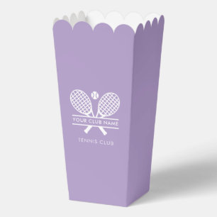 Custom Lawn Tennis Club Name Team Players Favor Boxes