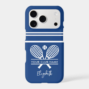Custom Lawn Tennis Club Name Team Swag iPhone 17 Pro Case