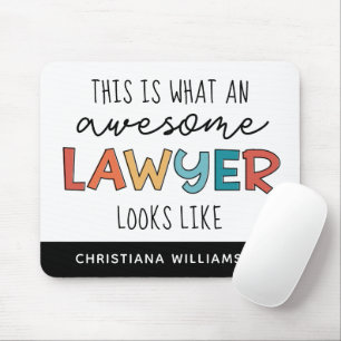 Custom Lawyer Attorney at Law Awesome Lawyer Mouse Pad