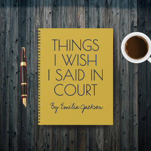 Custom Lawyer Journal for Attorneys & Law Students