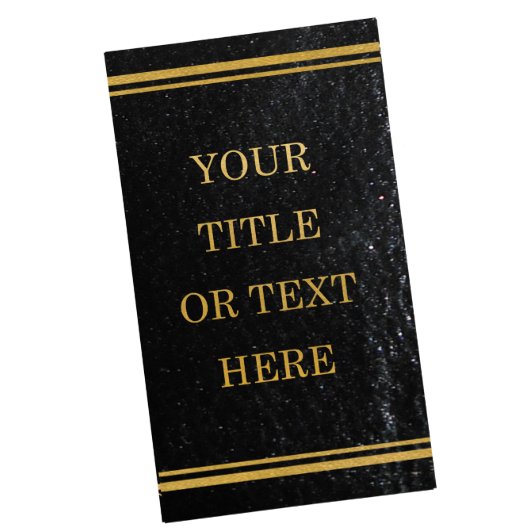 Custom Leather Labels For Books, Albums & More (Front)