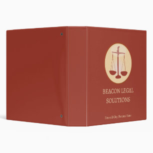 Custom Legal 3 Ring Binder