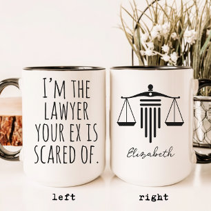 Custom Legal Humor Coffee Mug Gift for Attorneys