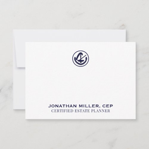 Custom Legal Logo Note Card Print or Digital