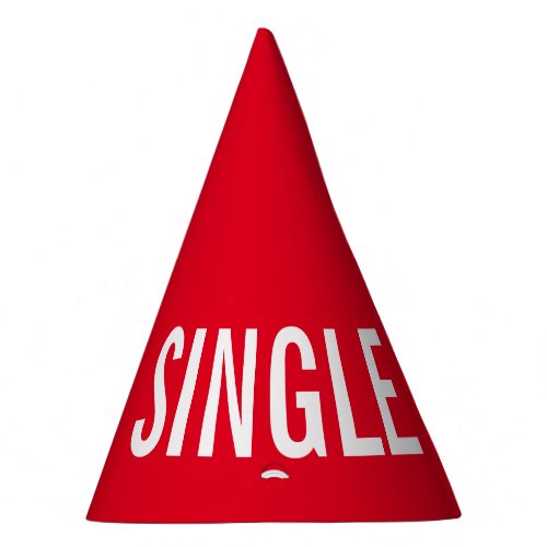 Custom LEGALLY SINGLE Funny Cake Party Party Hat