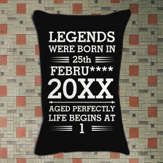 Custom Legends Were Born in Date Month Year Age Pet Bed