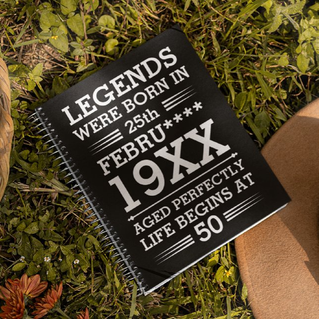 Custom Legends Were Born in Date Month Year Age Planner (Creator Uploaded)