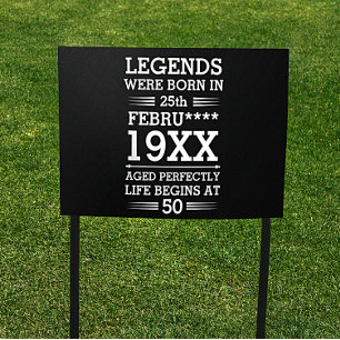 Custom Legends Were Born in Date Month Year Age Sign