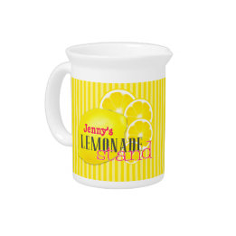 Custom Lemonade Stand Pitcher