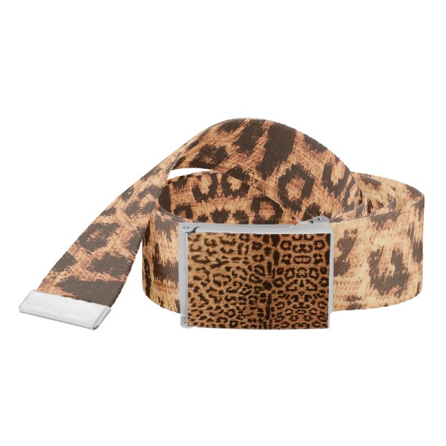 Custom Leopard Print Belt (Snake)