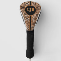 Custom Leopard Print Golf Head Cover