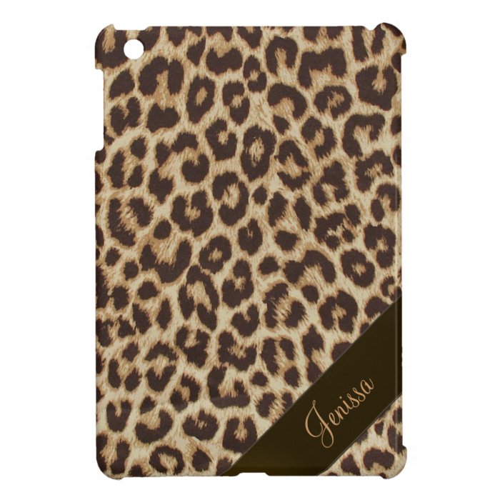 Custom Leopard Print iPad Mini Case 