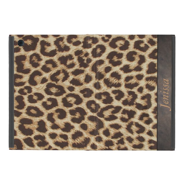 personalised leopard print ipad case