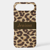 Custom Leopard Print iPhone 4/4S Case Mate Case (Back)