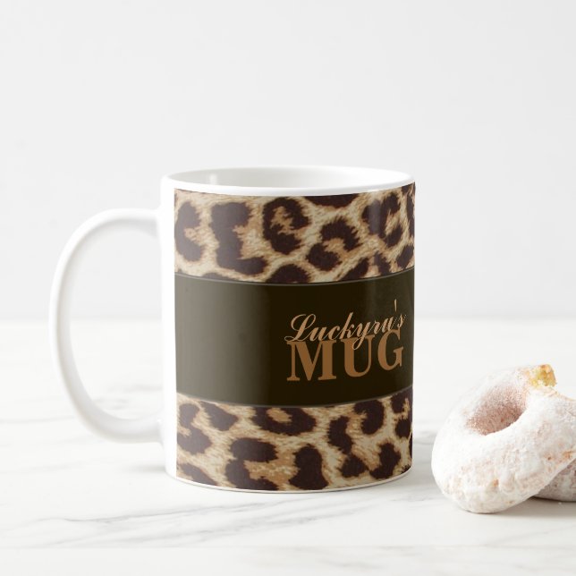 Custom Leopard Print Mug | Zazzle