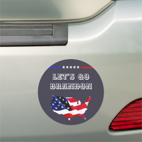 Custom LETS GO BRANDON Funny Humor FJB Politics Car Magnet