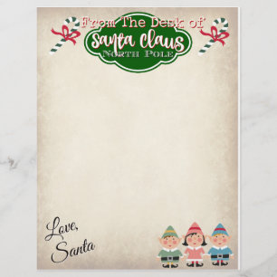 Custom Letter From Santa Claus Letterhead